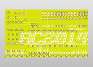 Z80 Tester Back Yellow